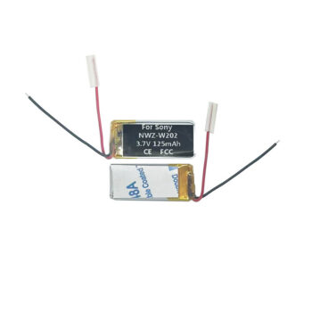 3.7V 125mAh Battery For Sony Walkman NWZ-W262 NWZ-W202 NWZ-W252 MP3/4