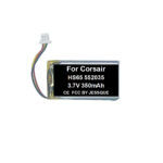 3.7V 350mAh Battery For Corsair HS65 Headset