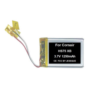 3.7V 1250mAh Battery For Corsair HS75 XB Headset