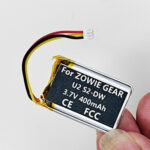 3.7V 400mAh Battery For Zowie Gear U2 S2-DW Mouse - Imagem 2
