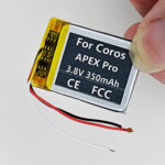 3.8V 350mAh Battery For Coros Apex Pro Smart Watch - Imagen 4