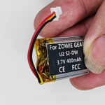 3.7V 400mAh Battery For Zowie Gear U2 S2-DW Mouse - Imagem 3