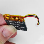 3.7V 400mAh Battery For Zowie Gear EC2-DW Mouse - Imagem 4