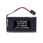 3.7V 5000mAh Battery For GRAUPNER MZ-18 MZ-24 Remote Controlle - Imagen 3