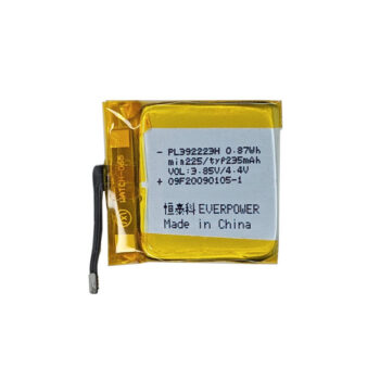 3.85V 235mAh Battery For Huami AMAZFIT Pop Pro A2009 PL392223H Watch