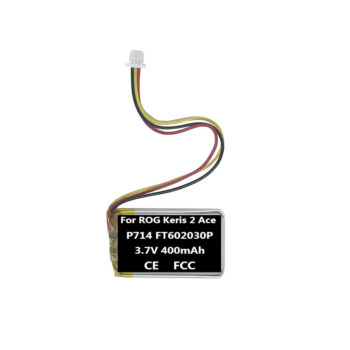 3.7V 400mAh Battery For ASUS ROG Keris 2 II Ace P714 P513 Mouse