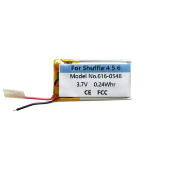 Batería de 3,7 V y 0,24 Wh para iPod Shuffle 4, 5, 6 y 7 (616-0548, A1373, 616-0150) MP3