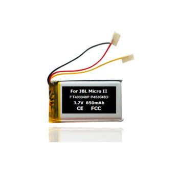 3.7V 850mAh Battery For JBL Micro II Clip 2  FT403048P NTC Speaker