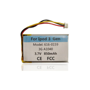 3.7V 850mAh Battery For Ipod 3 3G 3rd 3Gen Generation A1040 616-0159 A1040 MP3