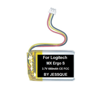 3.7V 660mAh Battery For Logitech MX Ergo s 533-000121 Mouse
