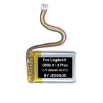 3.7V 800mAh Battery For Logitech G502 X Plus 533-000171 Mouse - الصورة 2