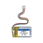 3.7V 400mAh Battery For Logitech G PRO X Superlight2 Mouse
