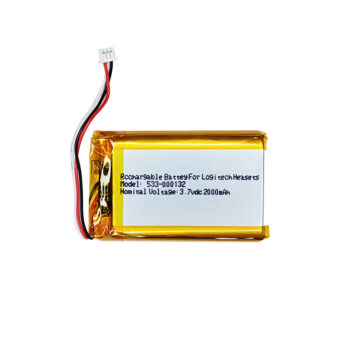 3.7V  2000mAh Battery For Logitech G530 G533 G933 G933S G935 G635 G633 533-000132  Game Headset