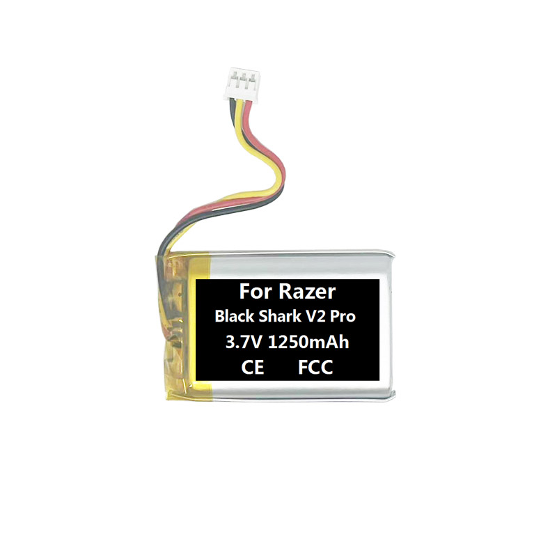 1 3.7V 1250mAh Battery For Razer Black Shark V2 Pro Wireless Esports - Imagem 1