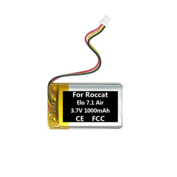 3.7V 1000mAh Battery For Roccat Elo 7.1 Air Headset