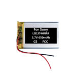 3.7V 650mAh Battery For Sony NWZ-A845 A840 A844 E453 E463 NW-A728 E353 S755 DR-BTN200 NW-S639 LIS1374HNPA NWZ-820 NWZ-A720 NWZ-A726 NWZ-A728 NWZ-A729BLK NWZ-A826 NWZ-A828 NWZ-A829 NWZ-S738 NWZ-S738FBNC NWZ-A818BLK NW-A808B, NWZ-A828KBLK NWZ-A829BLK NW-S639F NWZ-E454 MP3/4