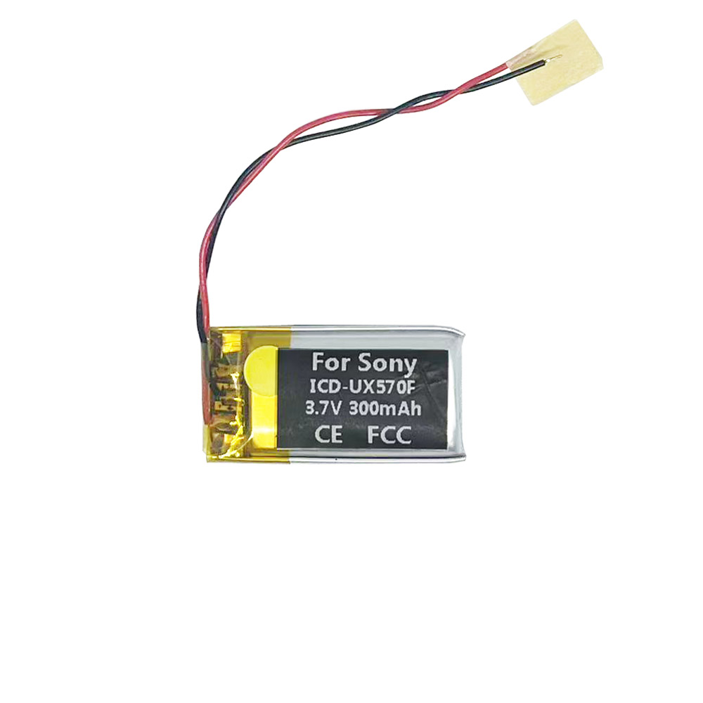 1 3.7V 300mAh Battery For Sony ICD-UX570F Digital Recorder - Imagen 1