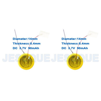 3.7V 90mAh 1454 Battery For Shure RMCE-TW1 TW2 Earbuds Earphone