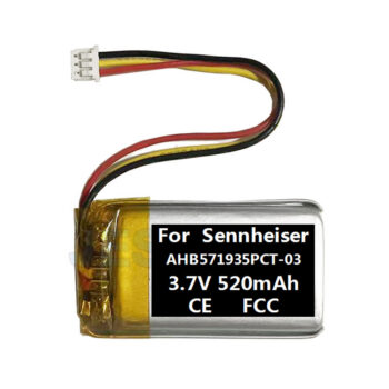 3.7V 520mAh Battery For Sennheiser Flex 5000 Set 880 RS BAP 800 Bluetooth Headset