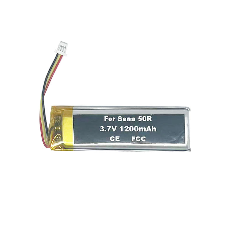 1 3pins 3.7V 1200mAh Battery For Sena 50R YT731958P 3pins Motorcycle Helmet Headset - الصورة 1