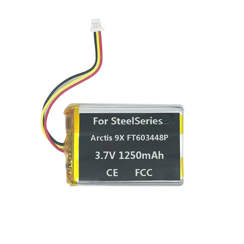 1 3.7V 1250mAh Battery For Sennheiser Arctis 9X 9 pro FT603448P Headset - Imagem 1