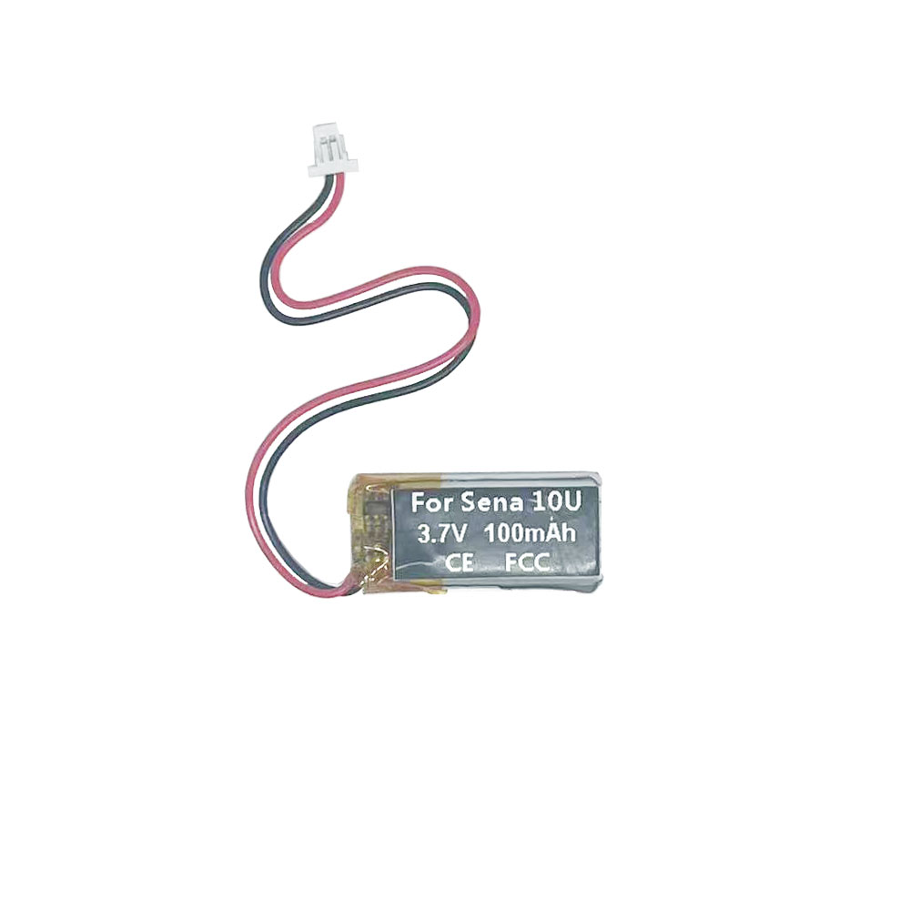1 3.7V 100mAh Battery For Sena 10u Motorcycle Helmet Headset - الصورة 1