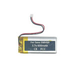 3.7V 600mAh Battery For Sena SMH10 2pins Motorcycle Helmet Headset - الصورة 2