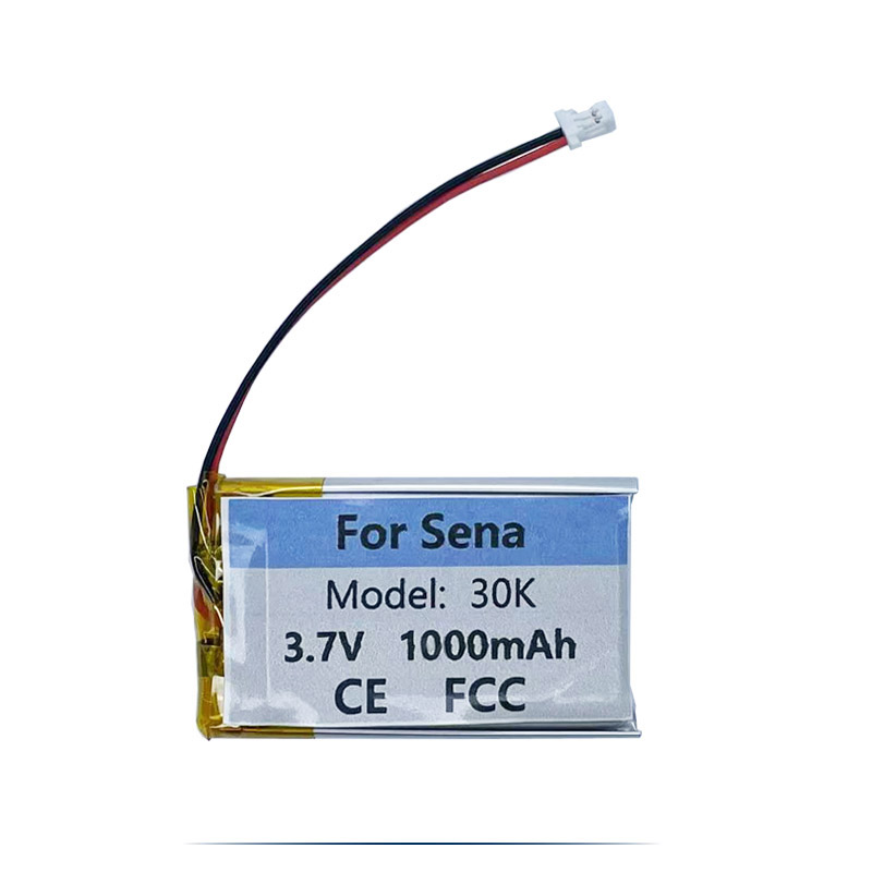 1 3.7V 1000mAh Battery For Sena 30K Motorcycle Helmet Headset - الصورة 1