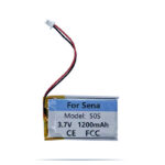 3.7V 1200mAh Battery For Sena 50s SP75 Motorcycle Helmet Headset - Imagem 2