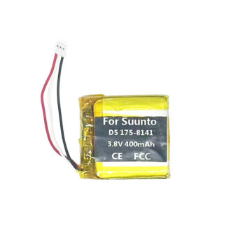 بطارية 3.8 فولت سعة 400 مللي أمبير في الساعة لساعة Suunto D5 الذكية 175-8141 DF57-3P