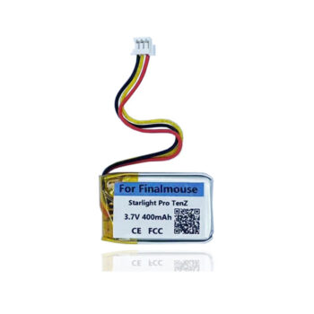 Bateria de 3,7 V e 400 mAh para o rato Finalmouse Starlight Pro TenZ