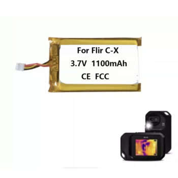 Batería de 3,7 V y 1100 mAh para la cámara termográfica FLIR C-X