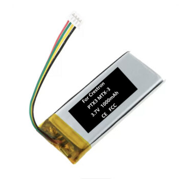 3.7V 1000mAh Battery For Crestron PTX3 MTX-3 TPMC-3X-L Remote Controller