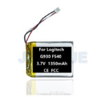 3.7V 1350mAh Battery For Logitech G930 F540 981-000257 Headset - الصورة 2