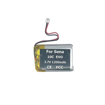 3.7V 1200mAh Battery For Sena 10C EVO Motorcycle Helmet Headset