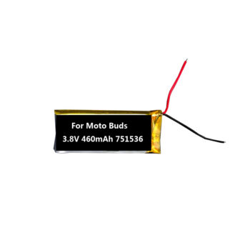3.8V 460mAh Battery For Motorola Buds 751536 EarBuds Charging Case Earphone