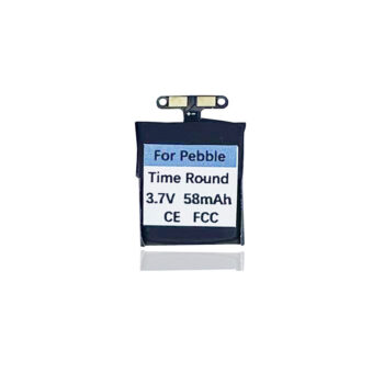 3.7V 58mAh Battery For Pebble Time Round Li-ion Cell Watch