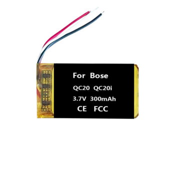 3.7V 300mAh Battery For Bose QuietComfort 20 QC20 372235 NTC Headset