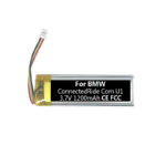 3.7V 1200mAh Battery For BMW ConnectedRide Com U1 Motorcycle Headphone Earphone - Imagem 2