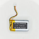 3.7V 1200mAh Battery For Sena Nautitalk Bosun Motorcycle Helmet Headset - Imagem 3
