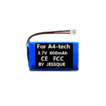 3.7V 600mAh Battery For A4-Tech R30 R80 Mouse - Image 2