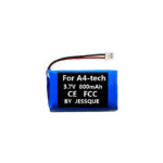 3.7V 800mAh Battery For A4-Tech R30 R80 Mouse - Image 2