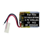 3.7V 220mAh Battery For Fiio BTR1K 511924 Headphone - Imagen 3