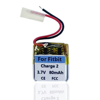 3.7V 80mAh Battery For Fitbit Charge 2 Watch