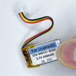 3.7V 400mAh Battery For Logitech G502 Hero Proteus Spectrum RGB Wireless Mouse - Image 4
