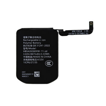 3.83V 867mAh Battery For HUAWEI Watch 5/5 Pro 46mm RATSE-L19F HB542636EXW-11-ZD Smart Watch