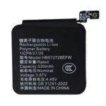 Bateria de 3,87 V e 530 mAh para o relógio inteligente HUAWEI GT3 Pro AND-B19, MIL-B19, FRG-B19, 46 mm, HB572728EFW