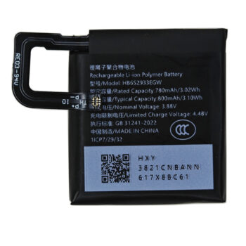 3.88V 800mAh Battery For HUAWEI Watch 4 Pro/ 5X/ 5X Pro HB652933EGW Smart Watch