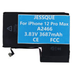 3.83V 3687mAh Battery For Apple Iphone 12 Pro Max A2466 Mobile Phone