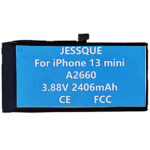 3.88V 2406mAh Battery For Apple Iphone 13 mini A2660 Mobile Phone